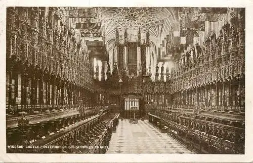 United Kingdom England Windsor Castle St. George's chapel