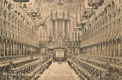 United Kingdom England  Windsor Castle St. George's chapel