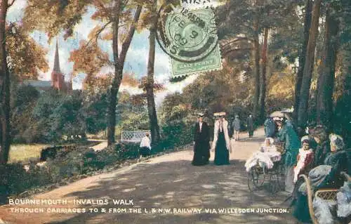 United Kingdom England Bournemouth Invalids walk