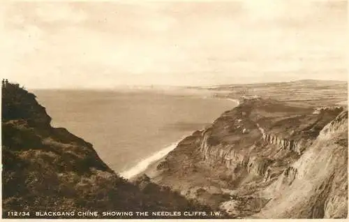 United Kingdom England Blackgang Chine Needles cliff