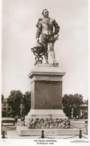 United Kingdom England Plymouth hoe Drake memorial