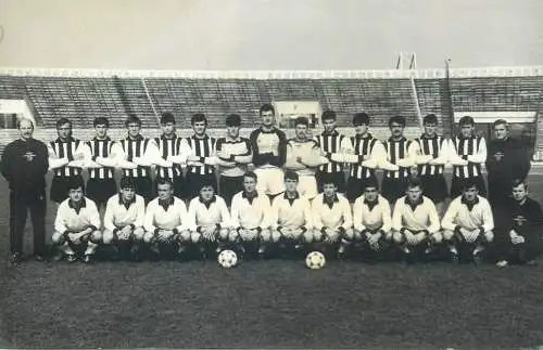 Real photo football team Romania Cluj