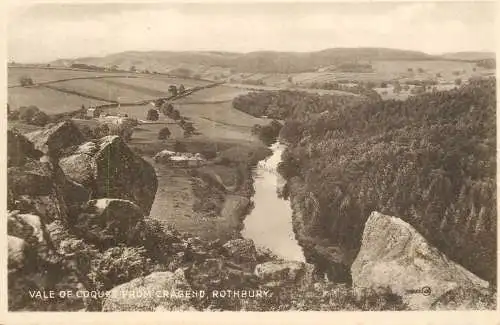 United Kingdom England Rothbury vale of Coquet from Cragend