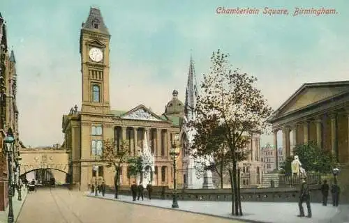 United Kingdom England Chamberlain square Birmingham