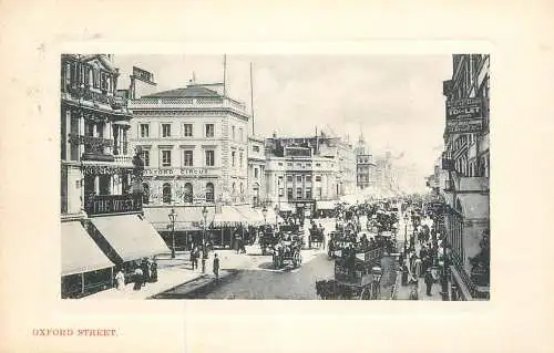 UK England London Oxford street carriage