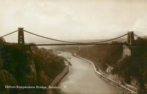 UK England Clifton suspension bridge