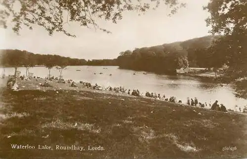 UK England Waterloo lake Roundhay Leeds