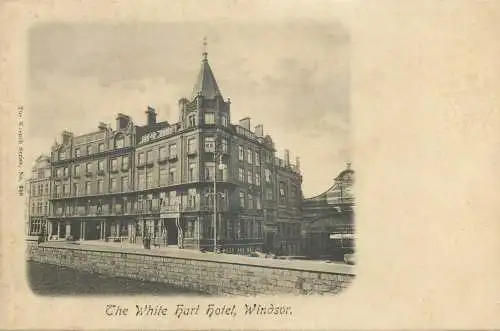 Windsor the White Hart Hotel old postcard