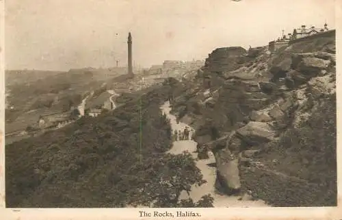 UK England Halifax the rocks