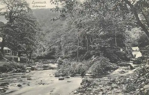 UK England Lynmouth watersmeet