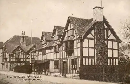 UK England Stratford on Avon Shakespeare's birthplace