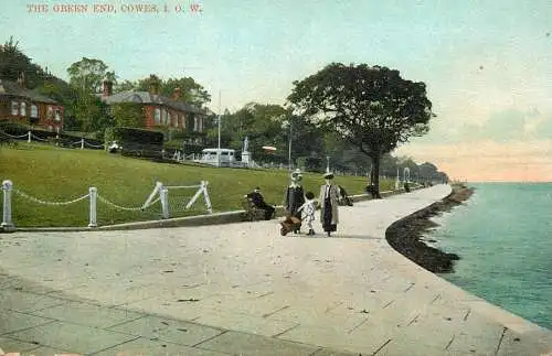 UK England Cowes the green end