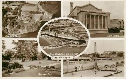 UK England Southampton Queen Elizabeth Graving dock