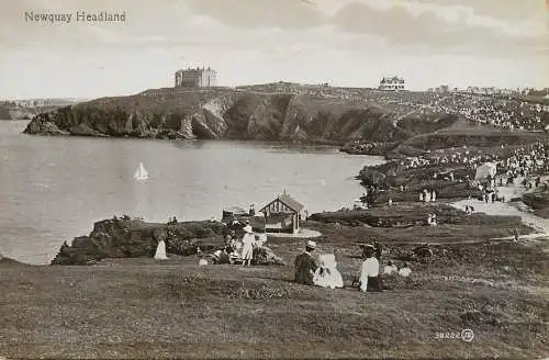 UK England Newquay headland