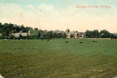 UK England Denbingh from the Railway