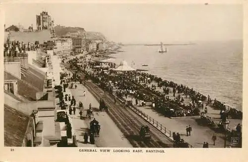 UK England Hastings pier and promenade