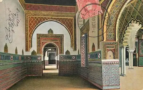Spain Sevilla Alcazar salon del Principe