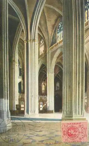 Spain Sevilla interior de la cathedrale