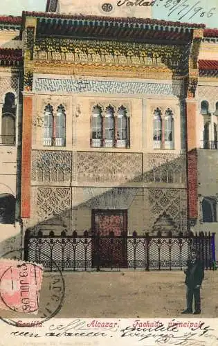 Spain Alcazar Sevilla fachada principale