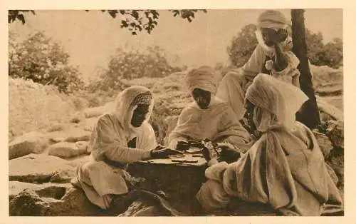 North Africa ethnic community life Algerie la partie de dominos