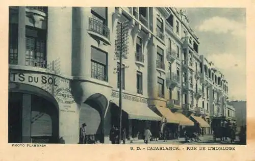 North Africa ethnic community life Morocco Casablanca rue de l'Horloge