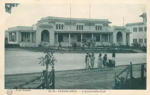 North Africa ethnic community life Morocco Casablanca l'automobile club
