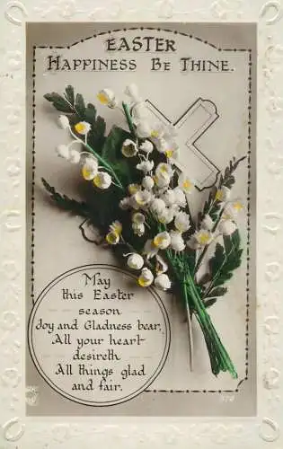 Celebration holiday postcard Easter greetings