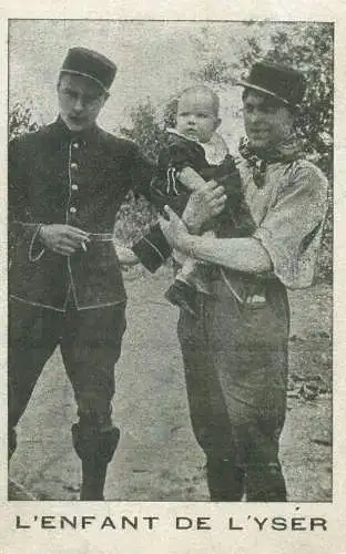 L'enfant de l'Yser soldats France cpa