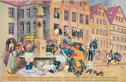 Kunstler-AK Stuttgart anno 1837