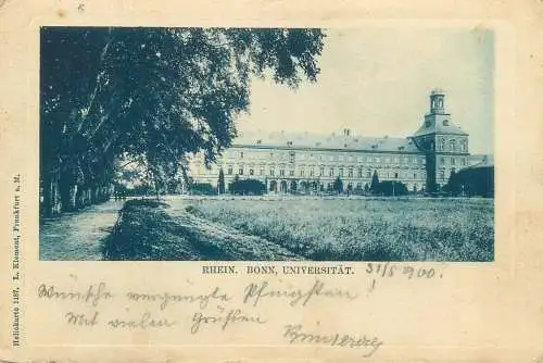 AK Allemagne Rhein Bonn Universitat 1900