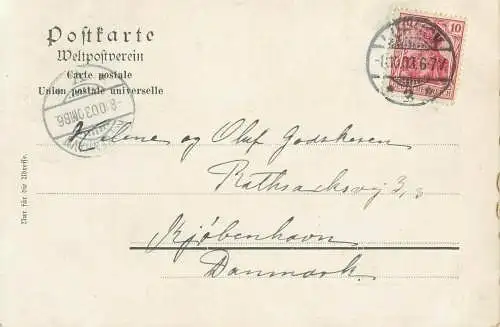 AK Germany - Das Rathaus zu Lubeck 1903