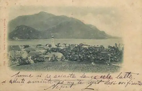 AK Austria St. Gilgen bas-relief embossed card