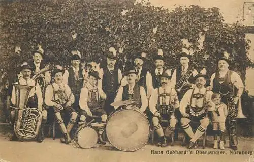 AK Germany Hans Gebhardt`s Oberlander Nurnberg music band