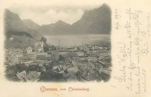 AK Ebensee vom Calvarienberg Austria 1900