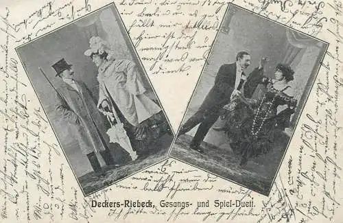 Germany Deckers-Riebeck Gesangs und Spiel Duett