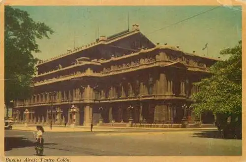 Argentina Buenos Aires Teatro Colon 1957