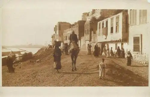 North Africa ethnic life photo postcard