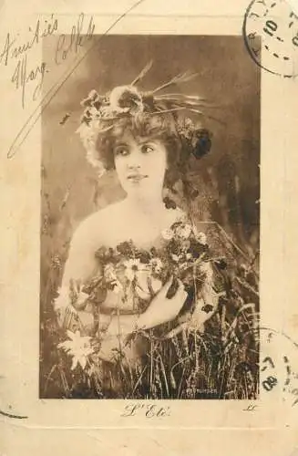Summer by Reutlinger beauty lady glamour floral hairstyle