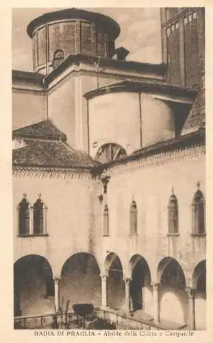 Italy Badia di Praglia chiesa e campanile