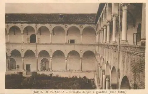 Italy Badia di Praglia chiostro
