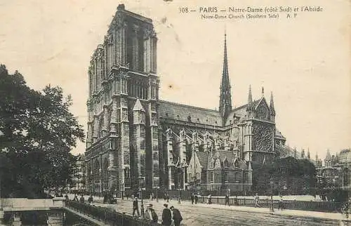 Paris Notre Dame southern side 1926