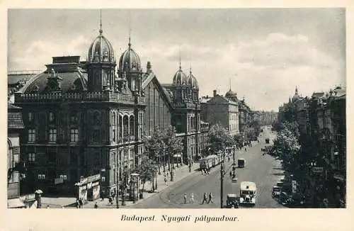 Hungary Budapest railway station 1940