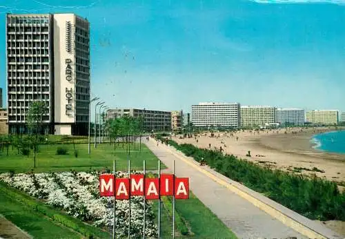 Romania Mamaia vedere de pe litoralul Marii Negre