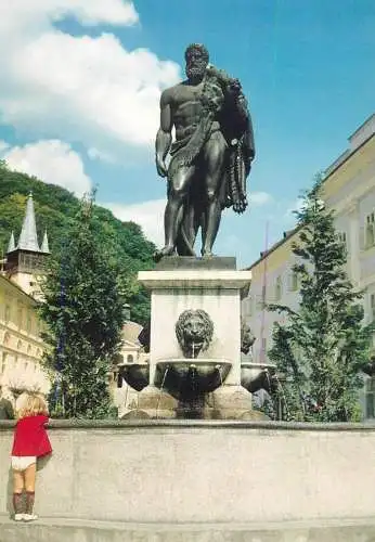 Romania Baile Herculane Statuia lui Hercule