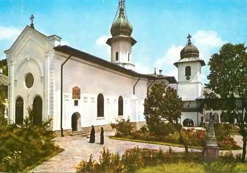 Romania Biserica manastirii Agapia sec XVII