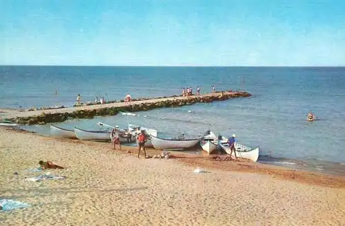 Aspect de pe plaja Eforie Sud Romania