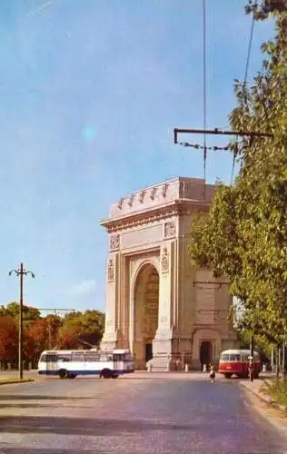 Romania Bucuresti Arcul de Triumf