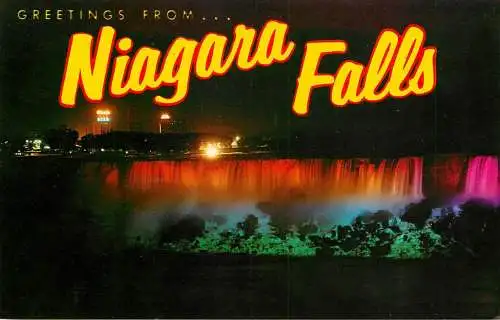 Canada Niagara Falls illuminated souvenir