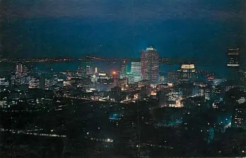 Canada Montreal vue de nuit panoramique