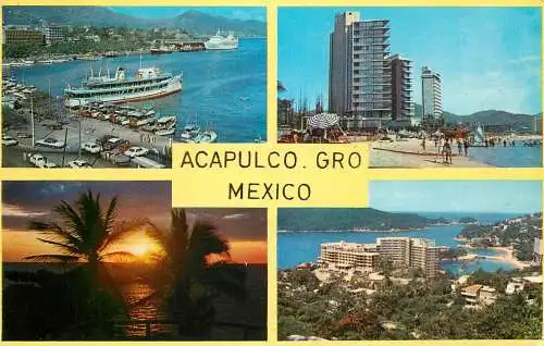 Mexico Acapulco different aspects